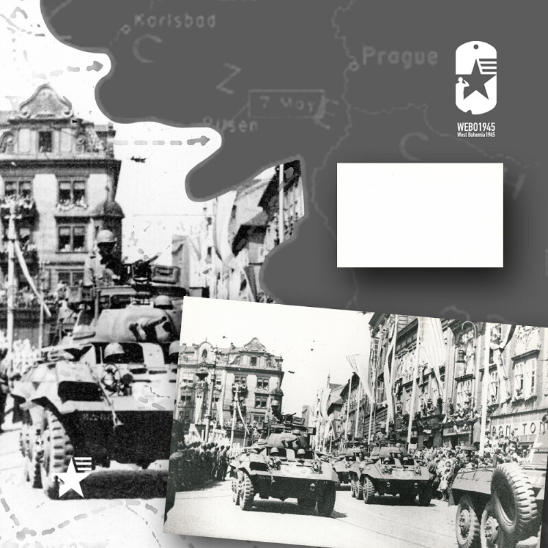 Originální fotografie Plzeň červen 1945